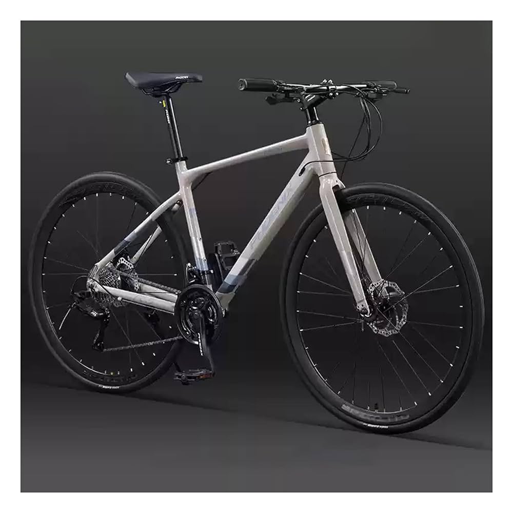 福岡発　自転車　エアロロードバイク　軽量 Amazon | 18段変速 ロードサイク アルミ合金 エアロロード
